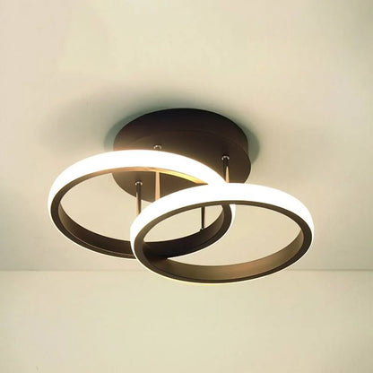 Nowoczesna lampa sufitowa LED żyrandol – geometryczna oprawa w stylu modern