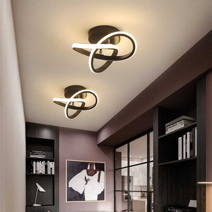 Nowoczesna lampa sufitowa LED żyrandol – geometryczna oprawa w stylu modern