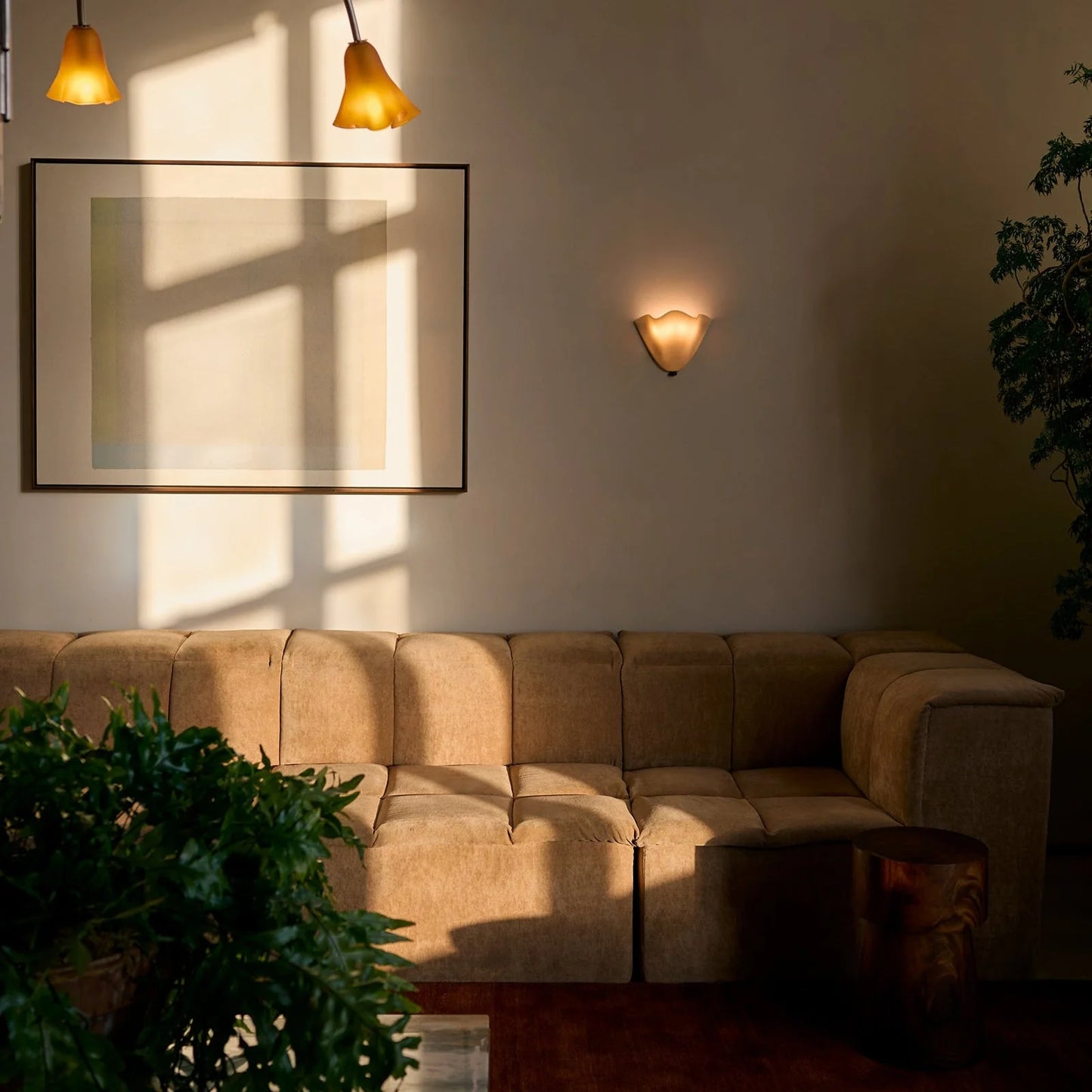 Kinkiet ścienny dekoracyjny – szklany klosz, styl retro, światło ambientowe