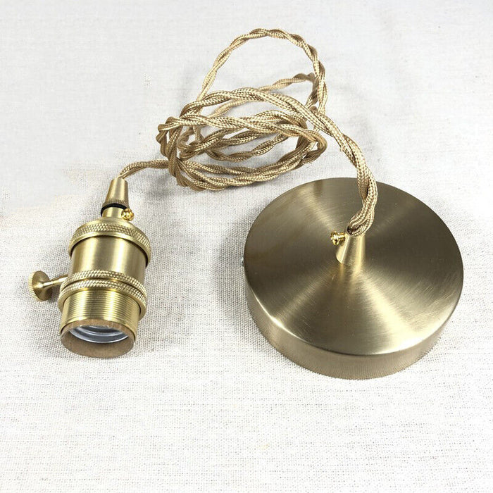 Szklana lampa wisząca w stylu vintage z ryflowanym kloszem i złotym wykończeniem