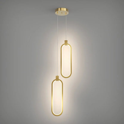 Nowoczesna Lampa Wisząca LED w Geometrycznym Stylu