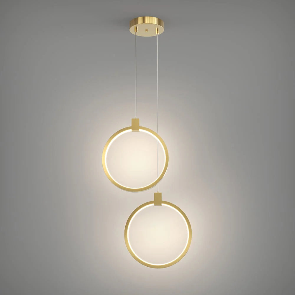 Nowoczesna Lampa Wisząca LED w Geometrycznym Stylu