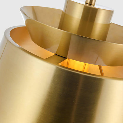 Nowoczesna lampa wisząca LED metalowy klosz designerskie oświetlenie do jadalni i salonu