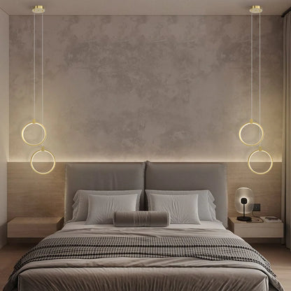 Nowoczesna Lampa Wisząca LED w Geometrycznym Stylu