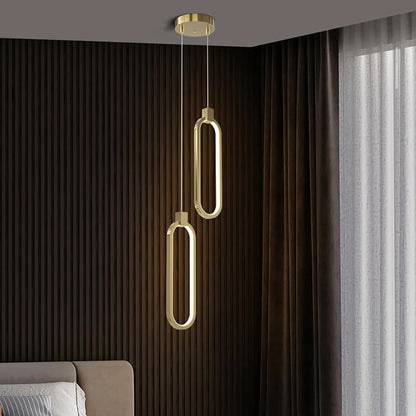 Nowoczesna Lampa Wisząca LED w Geometrycznym Stylu