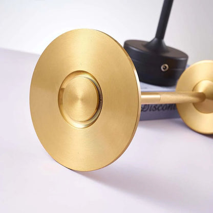 Elegancka lampka stołowa LED – metalowa, ładowana USB, nowoczesny design