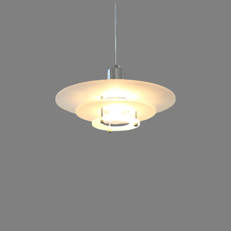 Nowoczesna Warstwowa Wisząca Lampa Akrylowa