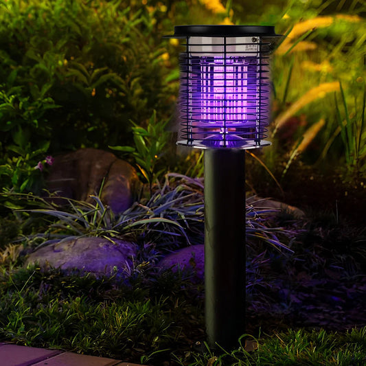 Solarna Lampa Owadołapka do Ogrodu na Komary