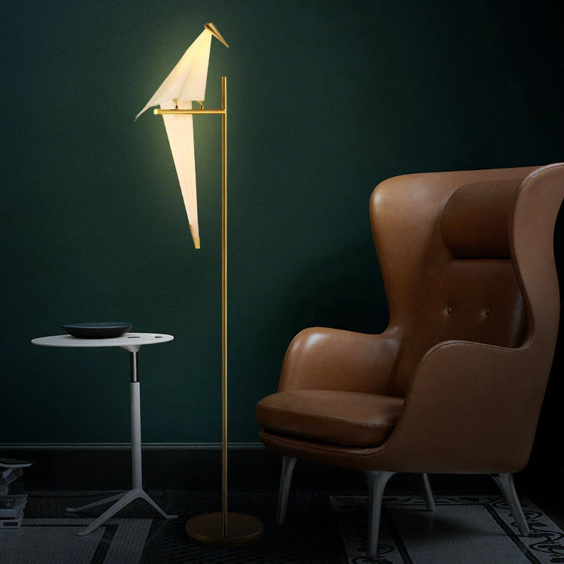 Lampa Origami Ptak | Nowoczesna dekoracyjna lampa stołowa i podłogowa