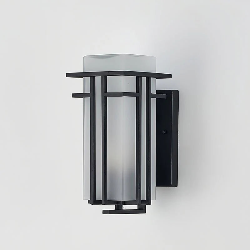 Nowoczesny kinkiet geometryczny lampa na zewnątrz – styl art déco