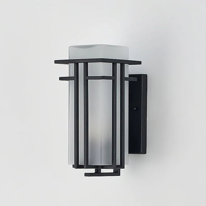 Nowoczesny kinkiet geometryczny lampa na zewnątrz – styl art déco