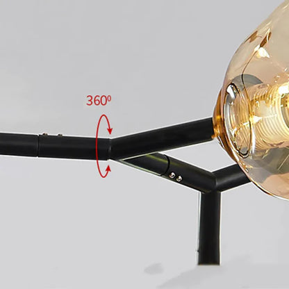 Nowoczesny żyrandol molekularny – Lampa sufitowa