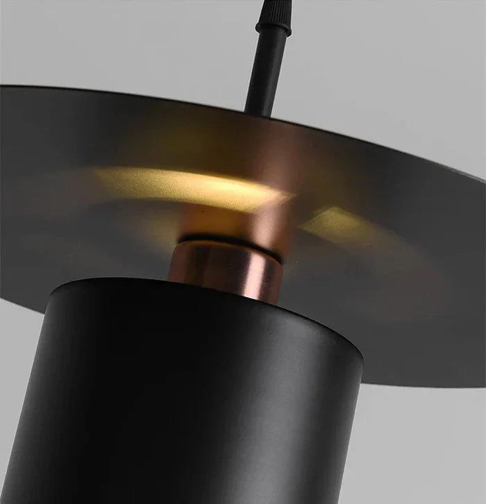 Nowoczesna Lampa Wisząca Skandynawska z Geometrycznym Akcentem