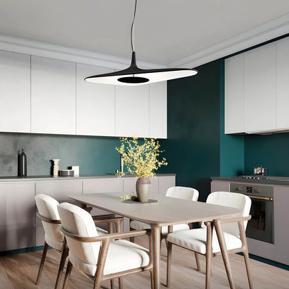 Nowoczesna Lampa Wisząca LED – Futurystyczny Design w Stylu Minimalistycznym