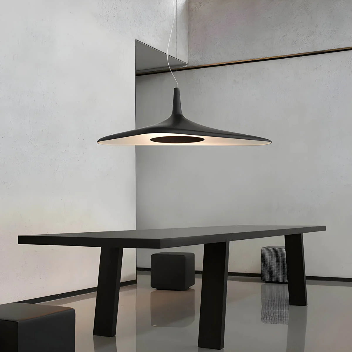Nowoczesna Lampa Wisząca LED – Futurystyczny Design w Stylu Minimalistycznym