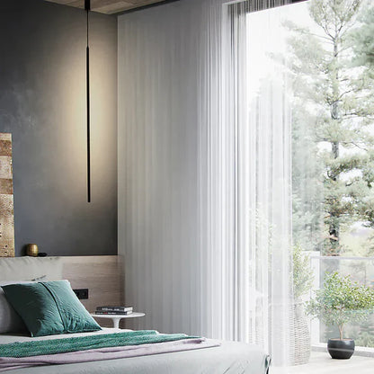 Nowoczesna lampa wisząca LED – minimalistyczne oświetlenie sufitowe do sypialni lub salonu