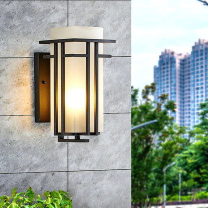 Nowoczesny kinkiet geometryczny lampa na zewnątrz – styl art déco