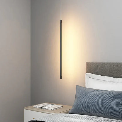 Nowoczesna lampa wisząca LED – minimalistyczne oświetlenie sufitowe do sypialni lub salonu