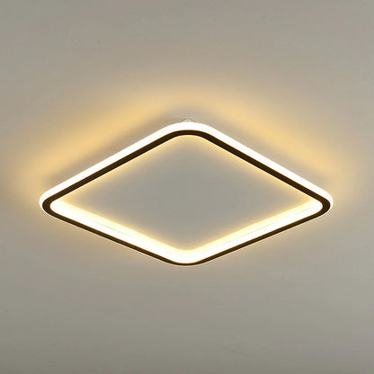 Nowoczesna kwadratowa lampa sufitowa LED – minimalistyczny design