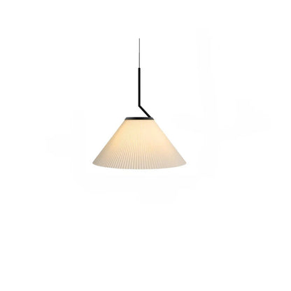 Minimalistyczna Lampa Wisząca z Tkaninowym Kloszem