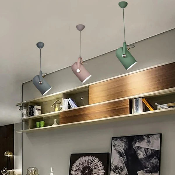 Nowoczesna regulowana lampa wisząca – kolorowa designerska lampa sufitowa