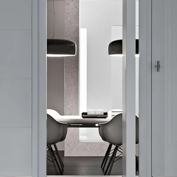 Nowoczesna Lampa Wisząca LED w Kształcie Dysku