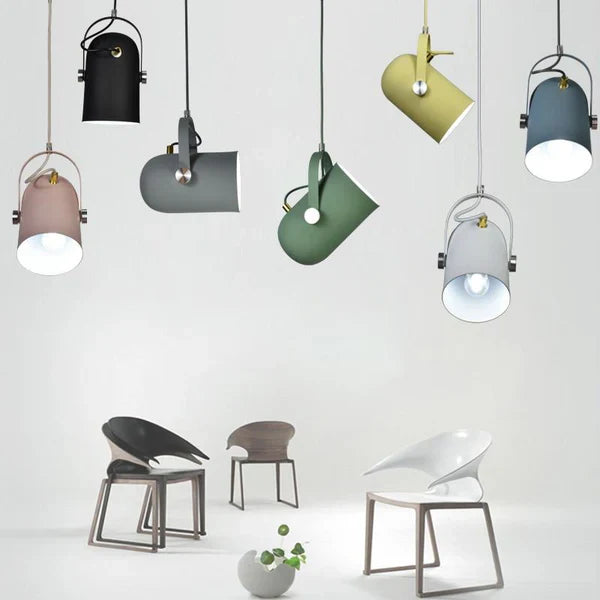 Nowoczesna regulowana lampa wisząca – kolorowa designerska lampa sufitowa