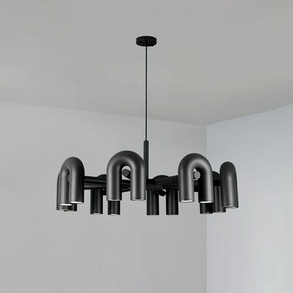 Designerska Lampa Wisząca o Rzeźbiarskiej Formie – Nowoczesne Oświetlenie