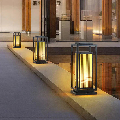 Nowoczesna lampa ogrodowa stojąca – dekoracyjne oświetlenie zewnętrzne