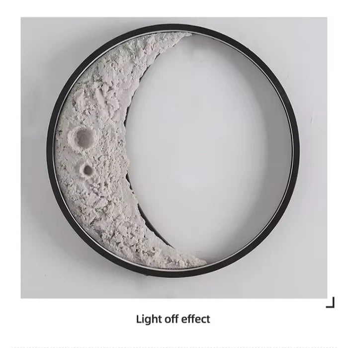 Lampa Ścienna LED 3D Księżyc