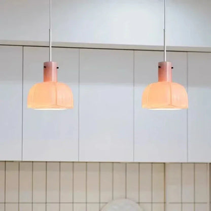 Kreatywna Szklana Lampa Wisząca do Salonu i Jadalni