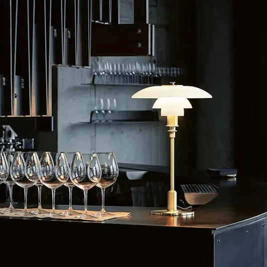 Duńska Designerska Lampa Stołowa