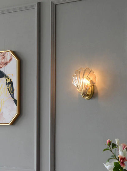 Kinkiet Ścienny Lampa LED w Kształcie Muszli