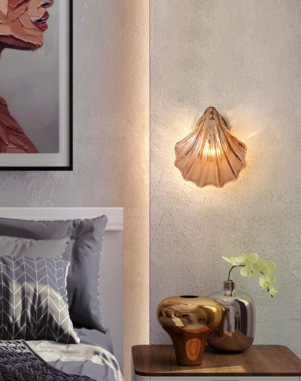Kinkiet Ścienny Lampa LED w Kształcie Muszli