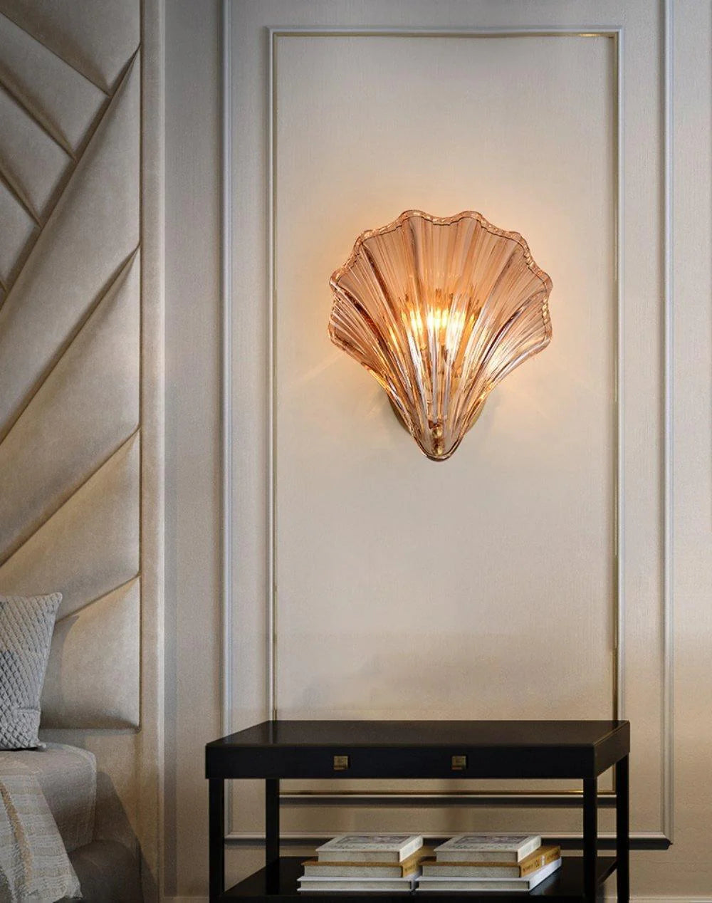 Kinkiet Ścienny Lampa LED w Kształcie Muszli