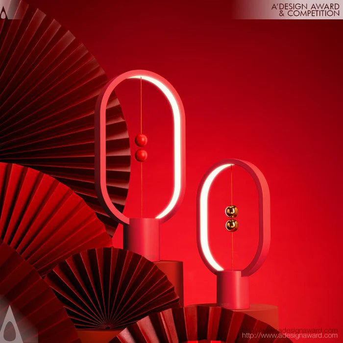Nowoczesna lampka LED z magnetycznym włącznikiem – designerska lampa biurkowa z efektem lewitacji